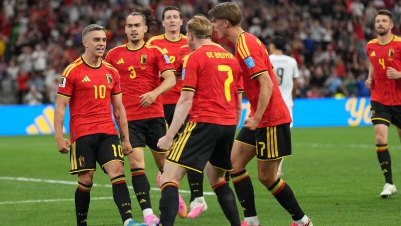 Coupe du Monde 2026 : la Belgique déroule face à la Nouvelle-Zélande (5-1) et s’empare de la première place du Groupe G