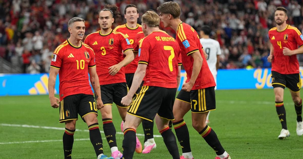 Coupe du Monde 2026 : la Belgique déroule face à la Nouvelle-Zélande (5-1) et s’empare de la première place du Groupe G