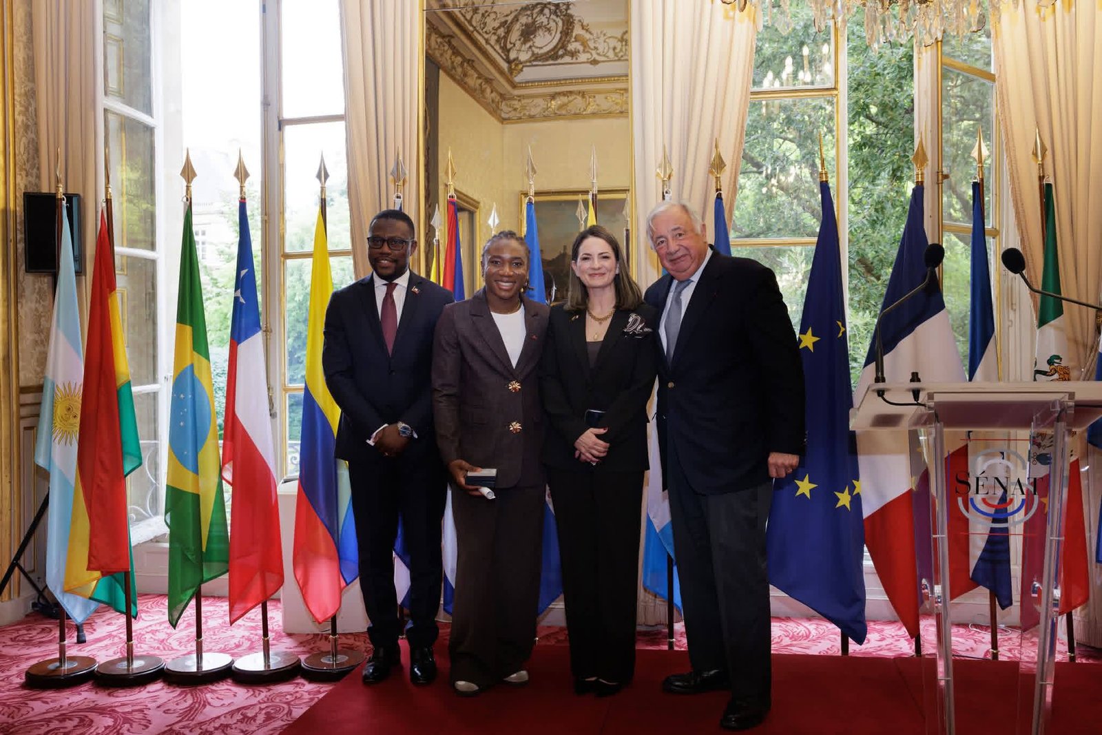Melchie Dumornay honorée par le Sénat français pour son parcours exceptionnel