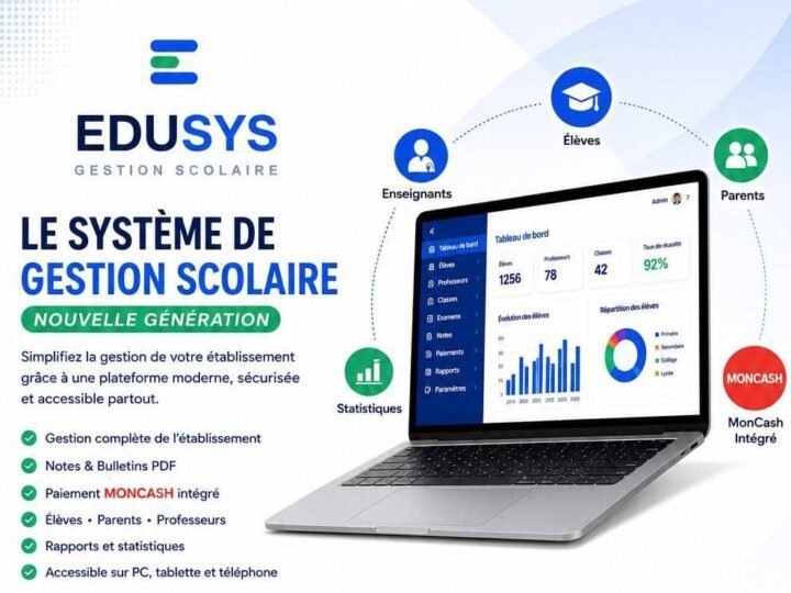 Technologie : EDUSYS, une solution numérique haïtienne qui ambitionne de moderniser la gestion des écoles