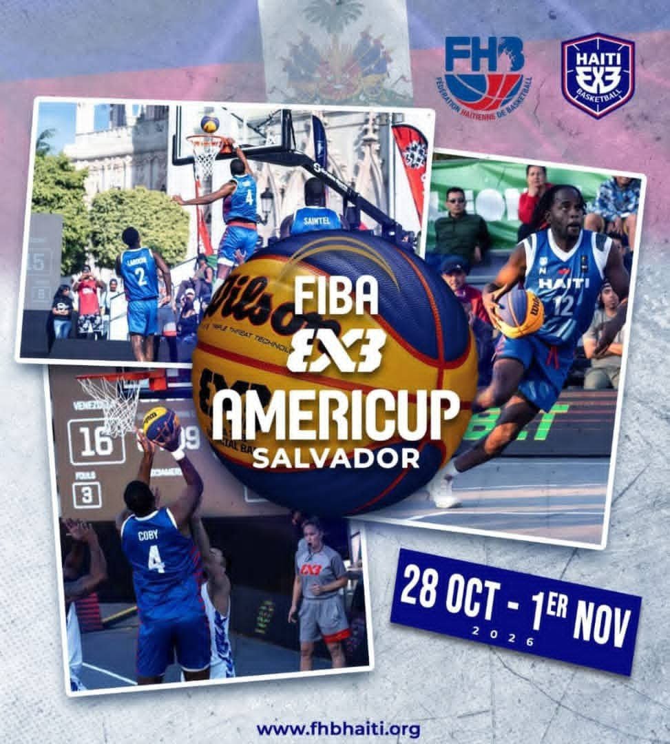 Basket-ball 3×3 : Haïti connaît ses adversaires pour la FIBA 3×3 AmeriCup 2026