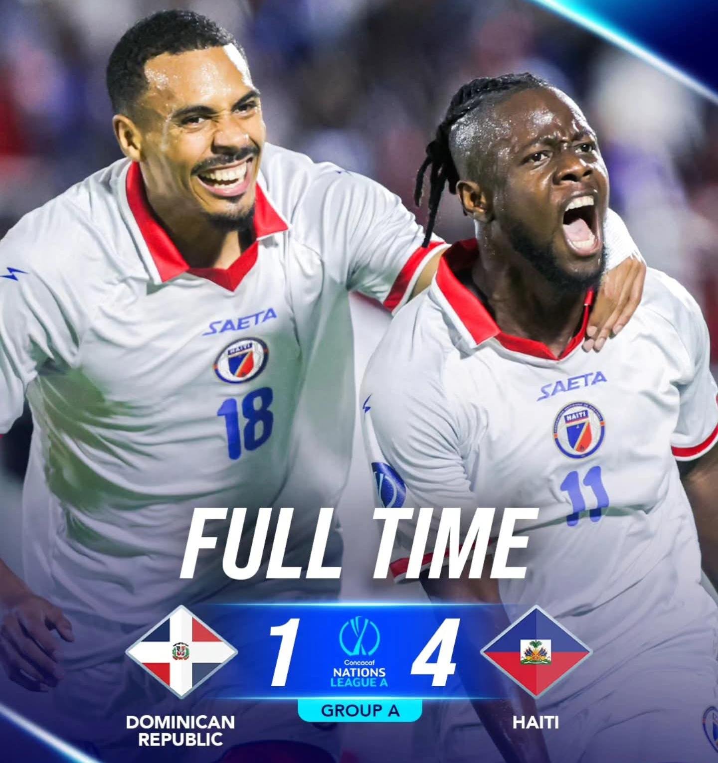 Football – Ligue des Nations Concacaf : Haïti surclasse la République dominicaine